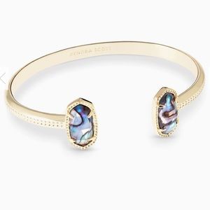 Kendra Scott Elton Gold Bracelet In Abalone Shell